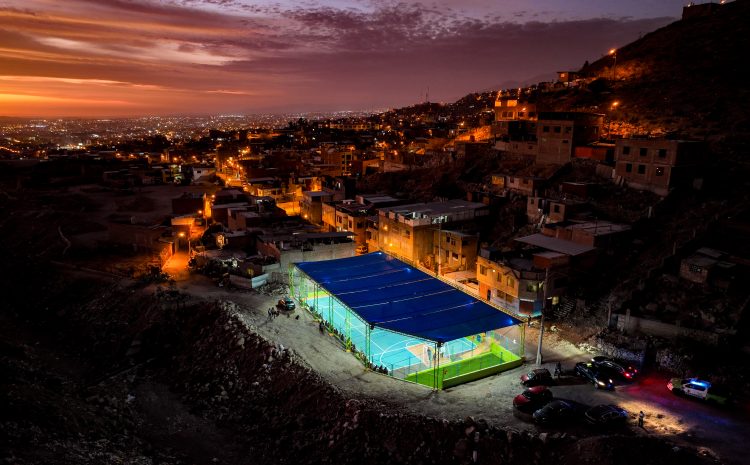  Inauguración de Losa Deportiva con luz solar en Nueva Israel