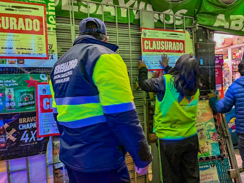 Fiscalizadores clausuran bar cantina clandestino en Comandante Canga